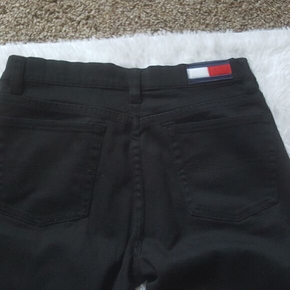 Tommy Hilfiger Vintage Pants Y2K Black Bootcut Women’s Size 7 - Picture 2 of 10